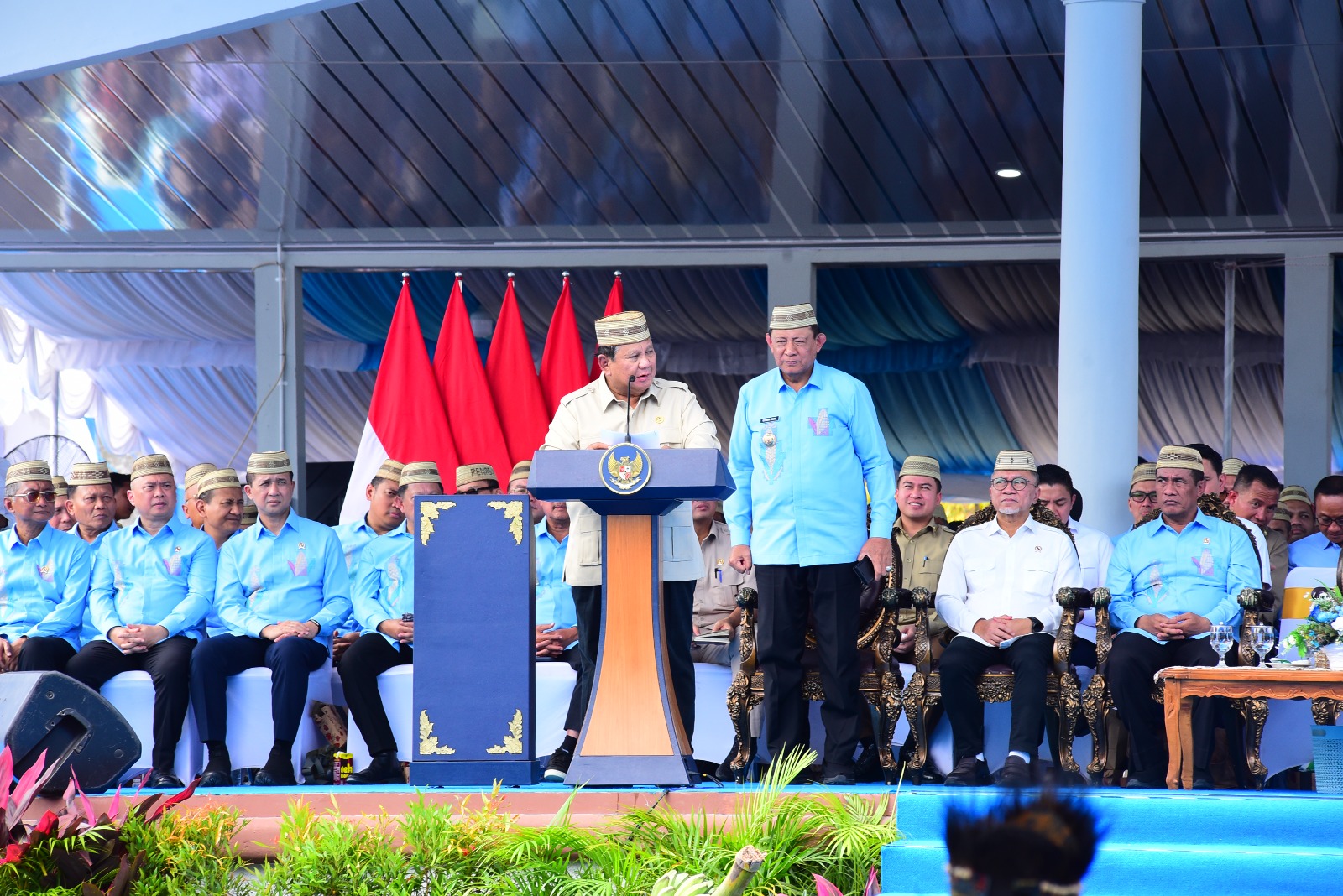 Prabowo: TNI dan Polri Terlibat dalam Pertanian, Indonesia Siap Bangkit Jadi Negara Hebat
