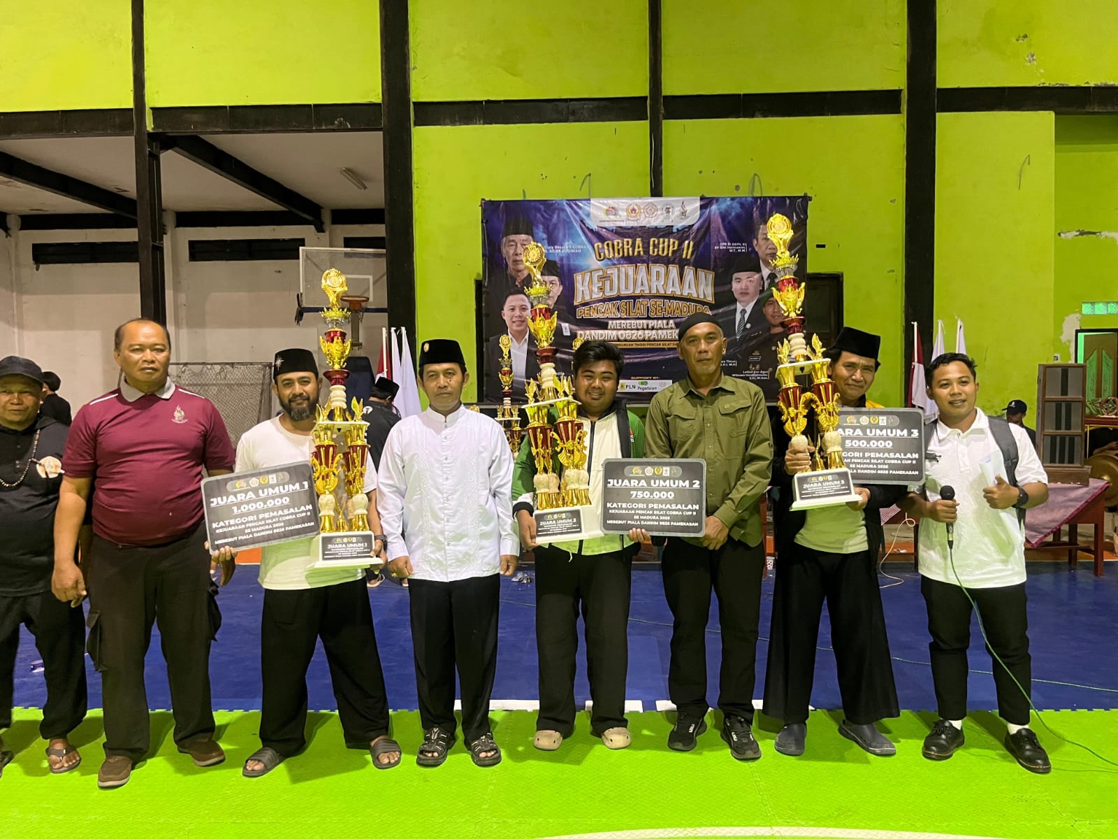 Sengit! PSHT Pamekasan P.16 Kunci Gelar Juara Umum 1 Kategori Pemasalan Cobra Cup II
