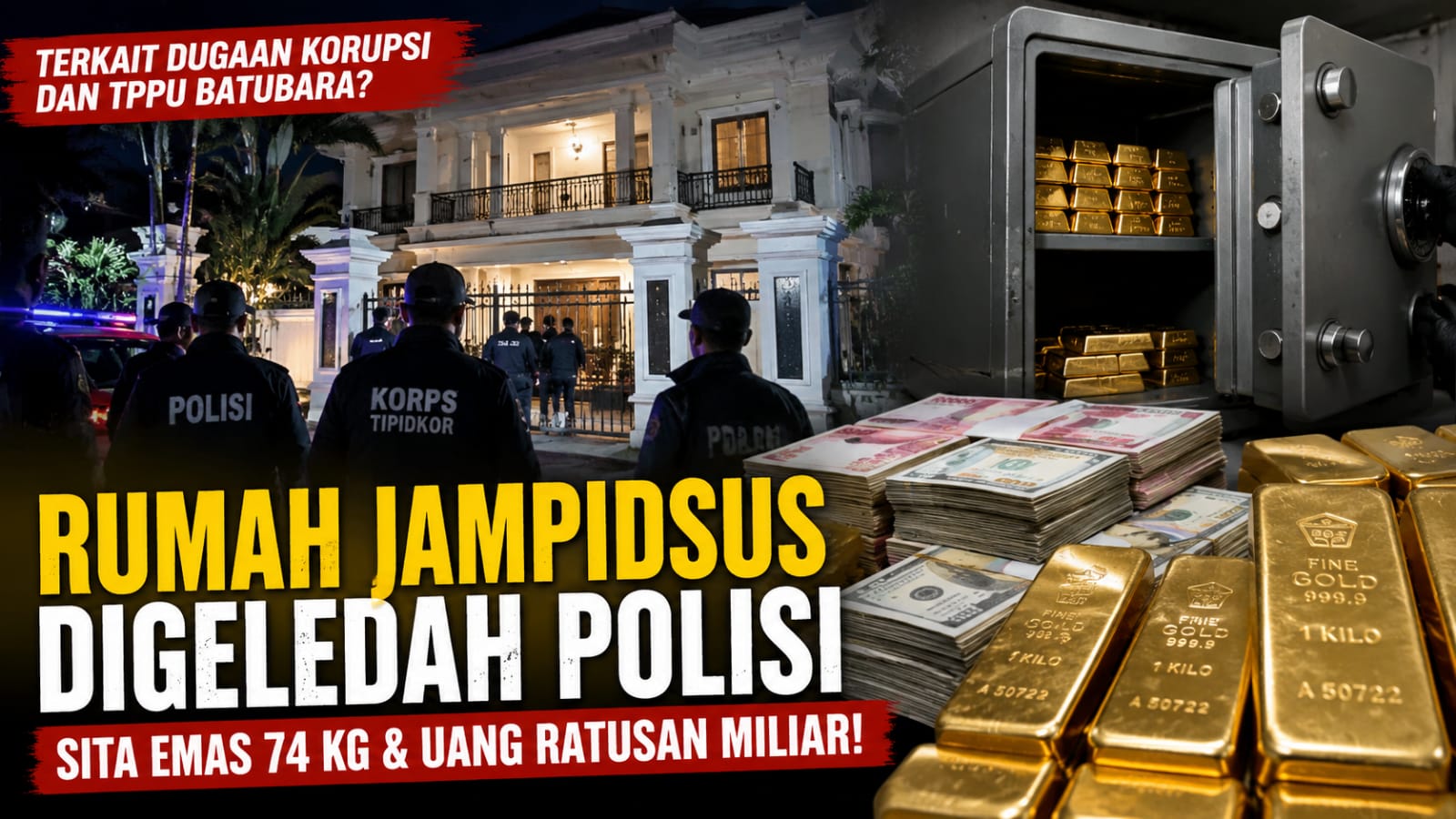 Rumah Jampidsus Digeledah, Polisi Sita Emas dan Uang Miliaran